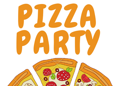 Logo Pizza Party By Andrea Méndez On Dribbble