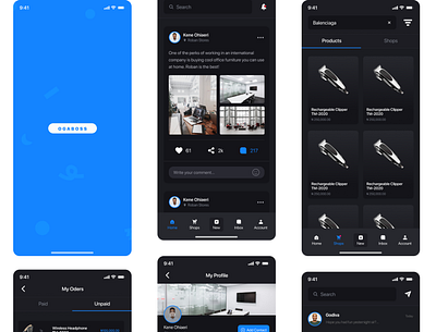 Ogaboss stores product design ui ux