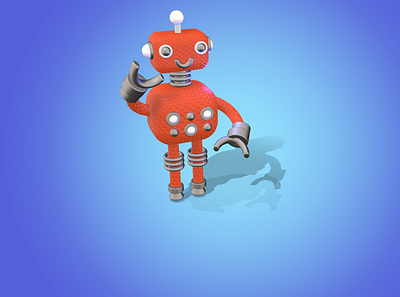 Robot prototype animation design illustration motion graphics ui vector