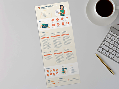 Illustrative Resume Design