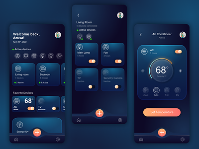 Mobile smart home app design