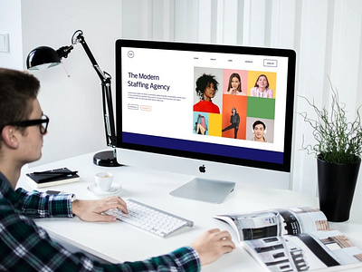 The Modern Staffing Agency Website Design
