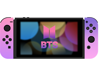 BTS inspired Nintendo Switch🦋