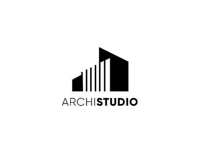 ArchiStudio adobe app architecture art branding design graphic design illustrator lettering logo logo design minimal typography vector