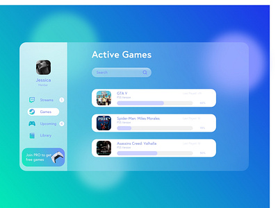 Game Centre - Landing Page