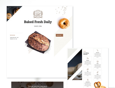 Bakery Website Design website design wordpress