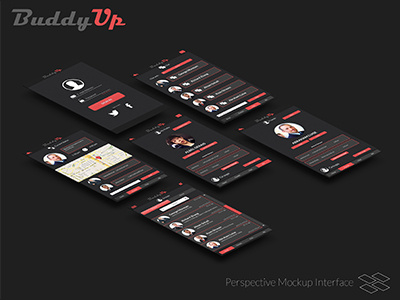 Buddy Up apps interaction design ui ux