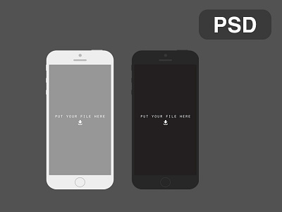 Iphone 5s Flat Mockup - FREE