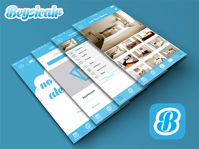 Beysicair app apps branding icon interaction design logo sketch stationery ui ux web design webdesign