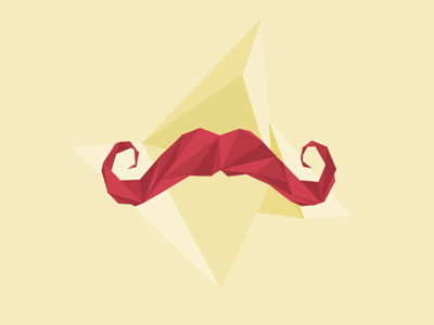 Moustache Loop 2d ae animation gif loop moustache viva