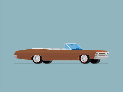 Chevy Impala '67 67 car chevy illustrator impala rolling
