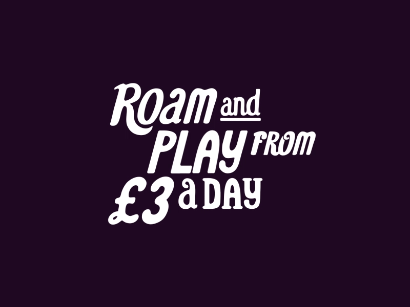 Roam and Play 2d ae anim animation day gif play pound roam text title type