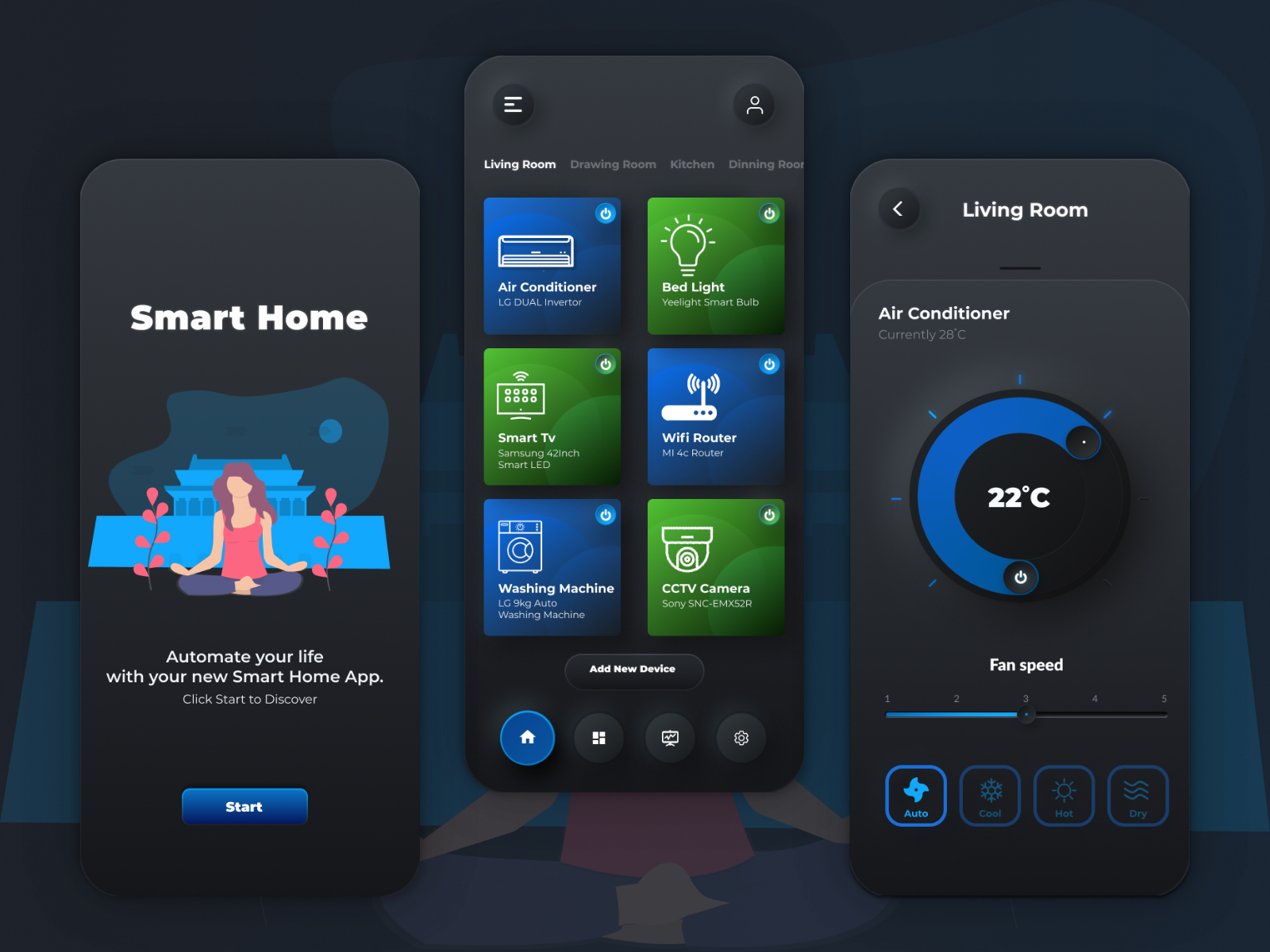 freebie-smart-home-automation-app-using-neumorphism-by-sorwoar-resim