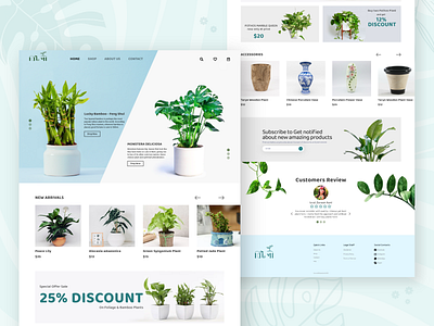 Bitopi - Plant Online Shop : Landing Page