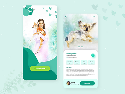 Animal Rescue And Pet Adoption App By Sorwoar Resim On Dribbble