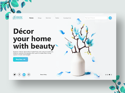 Home Decor | E-commerce Landing Page