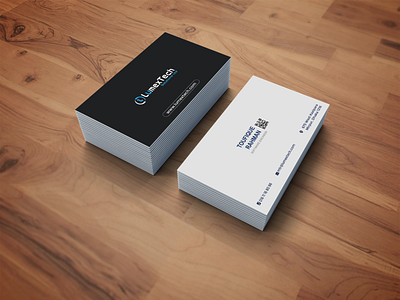 photorealistic business card mockup