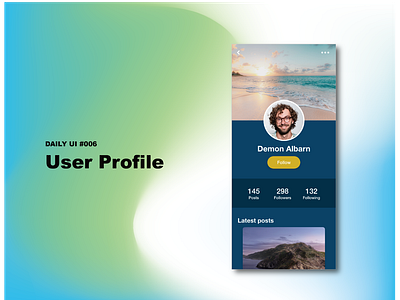 DailyUI #005 User Profile