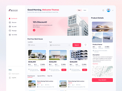 Real Estate Dashboard 2022 agency building clean design house landing page landing page design modern property property management property website real estate agency real estate ui realestate realtor residence ui design ux design web design