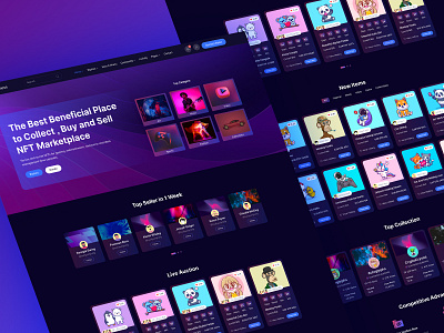 NFT Digital art marketplace by Sifatullah on Dribbble