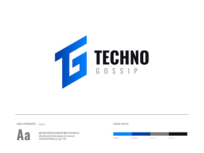 Techno Gossip Logo branding design digitallogo illustration letter logo logo logo design logodesign logodesigns logos logotype tg tg logo tgz typography