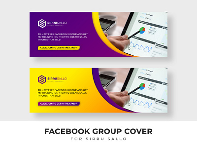 Facebook Group Cover - Sirru Sallo branding design facebook facebook ad facebook ads facebook banner facebook cover illustration vector