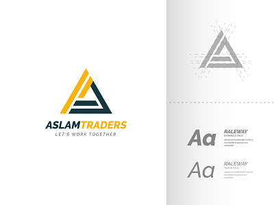 Aslam Traders Logo - A Letter Logo