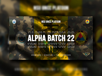 NSU BNCC Alpha Batch 22 - Facebook Group Cover