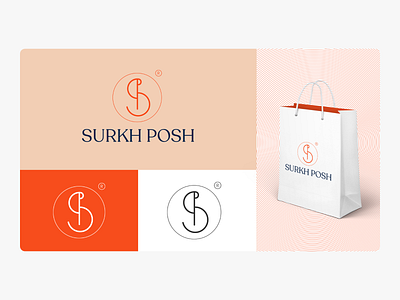 Surkh Posh - Logo Design branding branding and identity colorful design graphic design logo