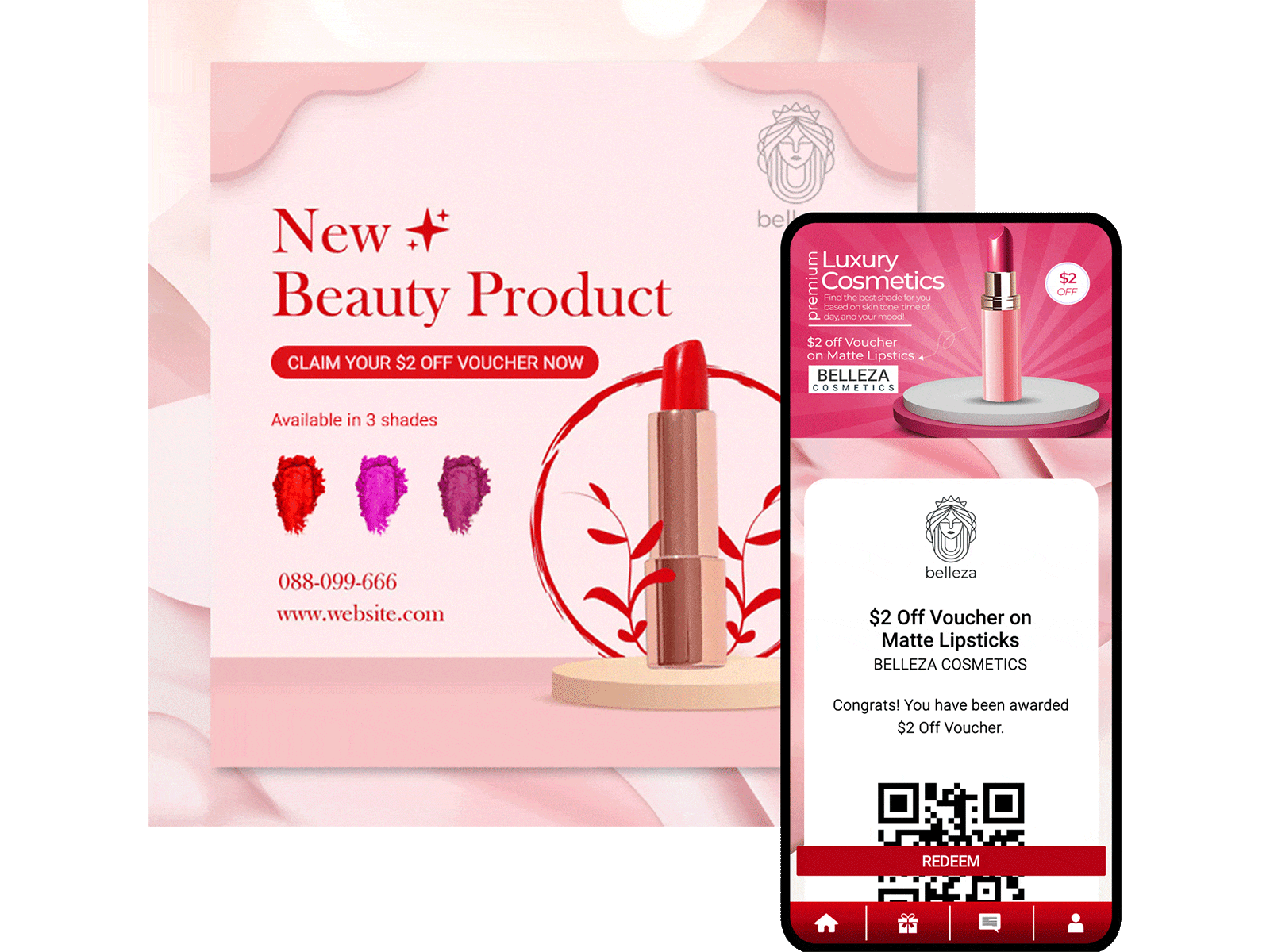 Rewards and incentives for beauty industry adobe photoshop animation branding gif animation graphic design illustration logo reward management ui vouchermatic