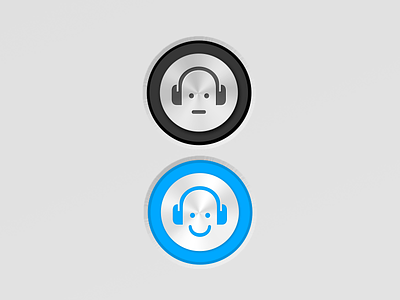 Skeuomorphic icon fun - #005 agilitee app button icon mobile power skeuomorphic