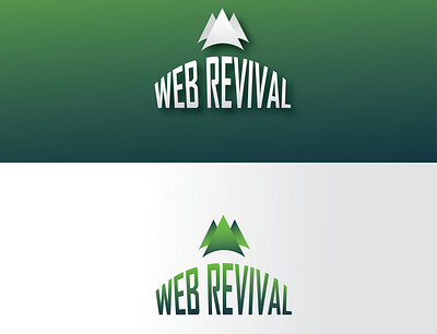 webrevival logo branding flat icon logo minimal