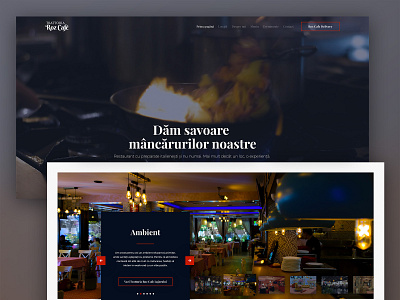 Trattoria Roz Cafe Website design frontend frontend development ui uiux ux web design wordpress