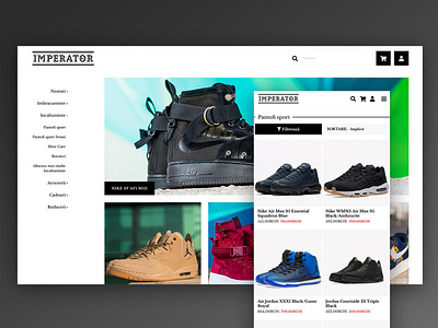 Shoes Online Store Design