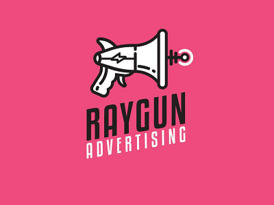 Raygun Advertising Logo Design design illustration logo minimalist logo typography
