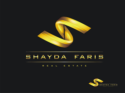 shayda faris real Estate Logo design 3d logo design business logo logo design professional logo