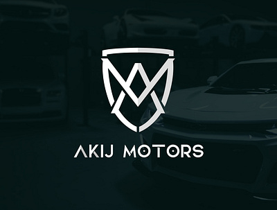 Akij motors 3d logo design branding business logo business logo design design illustration logo logo design minimalist logo