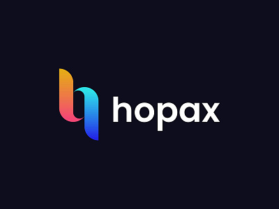 Hopax creative modern logo design