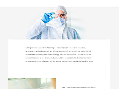 EOC1 2 biology bright chemistry clean light minimal pharmacy subtle ux design website design white space