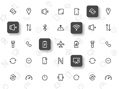 Android status bar icons android icon icon icon design icon set iconography icons identity light mode