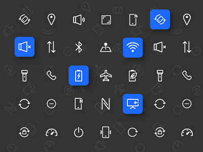 Android status bar icons android icons dark mode icon icon design icon set iconography icons idenity