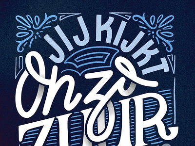 De Jeugd van Tegenwoordig Lettering branding design graphic design handlettering illustration lettering