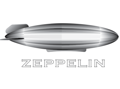 Zeppelin Vector design illustration vector
