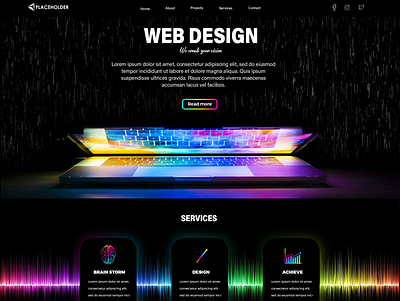 web design psd typography ui ux web webdesign