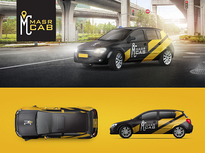 Masr Cab - Branding branding identity design logo design vehicle wrap