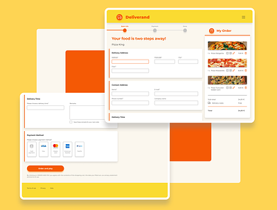 Check out - Daily UI 02 checkout dailyui design figma food delivery ui ux web