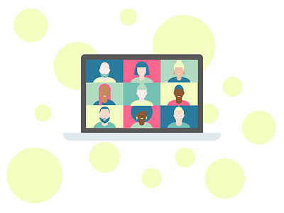 Video conference illustration