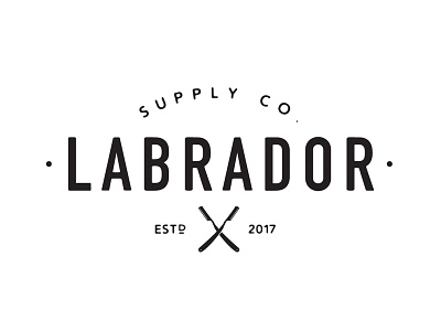 Labrador Supply Co. brand design edmonton labrador logo supply co yeg
