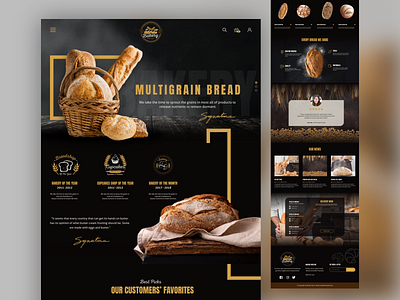 UI BREAD SHOP ecommerce ui ui web ui web design ui website ux web web design website website design