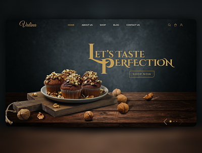 UI CAKE SHOP branding cake shop design ecommerce homepage responsive ui ui web ux website website design